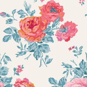 Graham & Brown Cath Kidston Archive Rose Blue & Pink