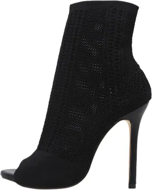High Heels for Women Strappy Heels Classic Dress Sandals Open Toe Summer Booties Breathable Mesh Sandals