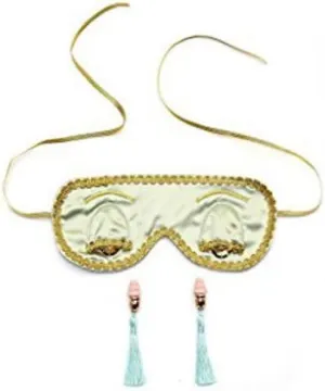 Holly's Dream Set: Audrey-Inspired Eye Mask and Earplug Collection (Pale Moss)