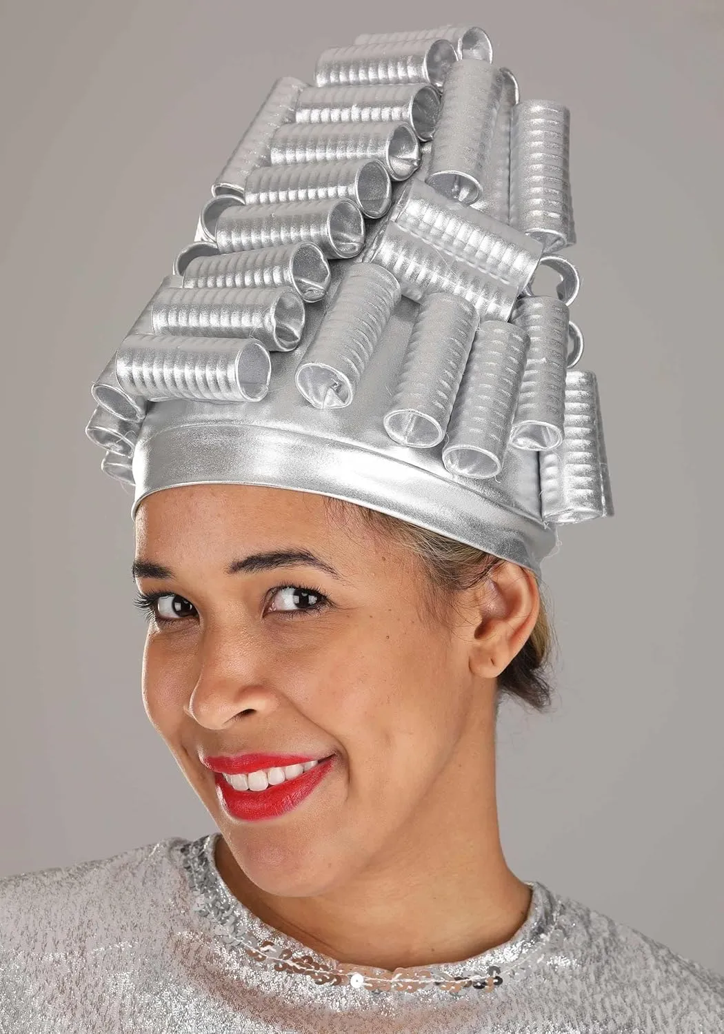 Iconic Grease Beauty School Dropout Women's Costume with Silver Cape & Foam Hat | Step Back in Time