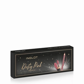 Inglot Dusty Pink Lip Glow Duo Gift Set Discontinued