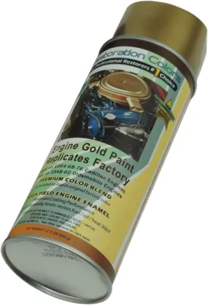 Inline Tube Replacement for 1954-76 Cadillac & 1948-60 Oldsmobile Gold Engine Spray Paint 1pc