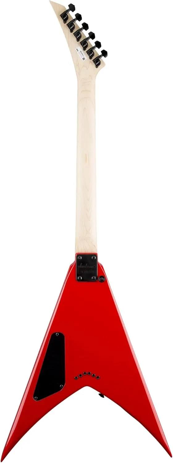 Jackson King V JS32T Electric Guitar - Ferrari Red Bundle with Cable, Tuner, Strap, Picks, and Austin Bazaar Instructional DVD