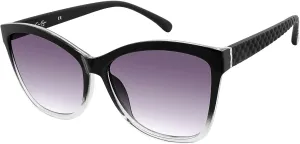 Jessica Simpson J5823 Quilted Women's Rectangular Sunglasses with 100% Uv Protection. Glam Gifts for Her, 57.8 Mm