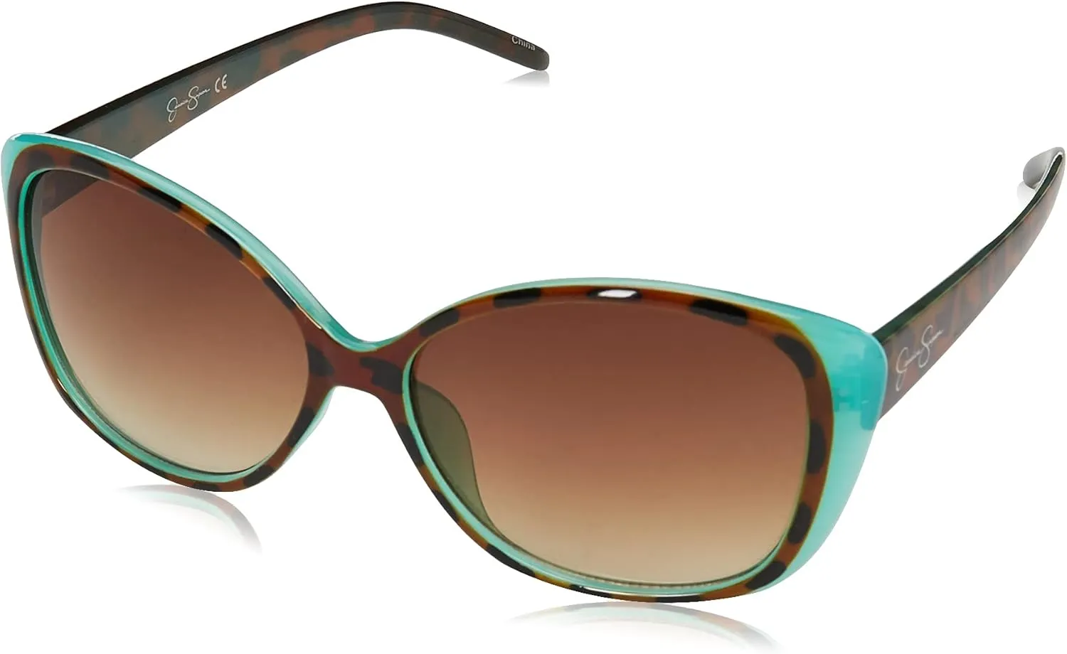 Jessica Simpson Womens J5012 Retro Cat Eye Sunglasses With Uv400 Protection