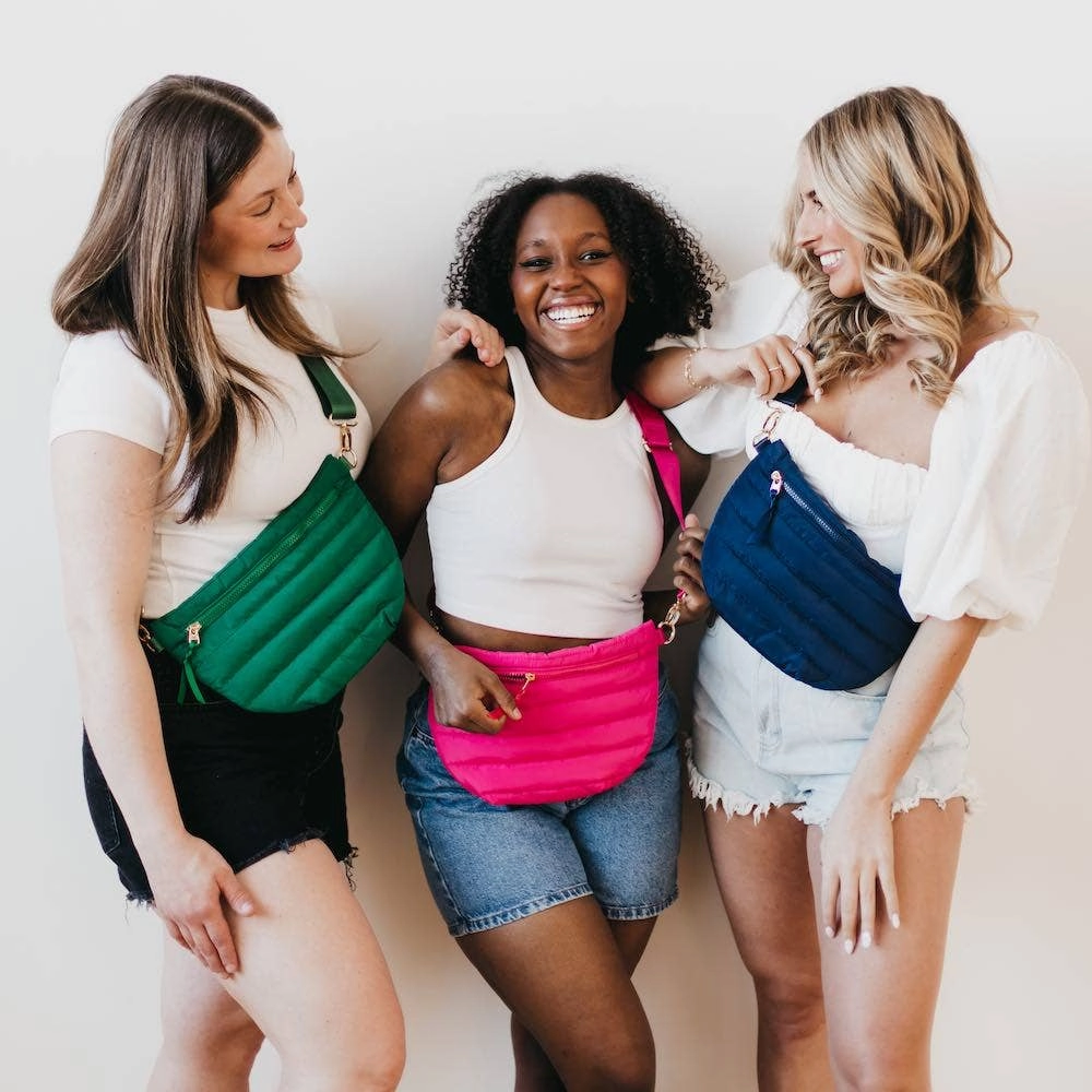 Jolie Puffer Belt Bag NEW COLORS!: Emerald
