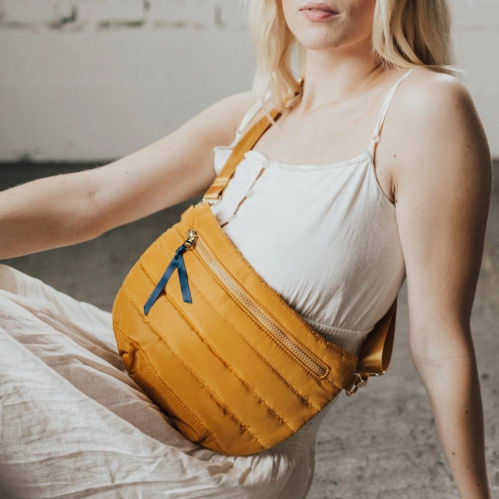 Jolie Puffer Belt Bag NEW COLORS!: Emerald