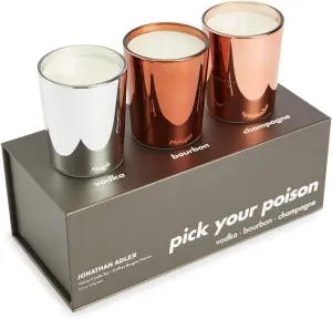 Jonathan Adler Pick Your Poison-Votive Candle Set of 3, One Size, Multi