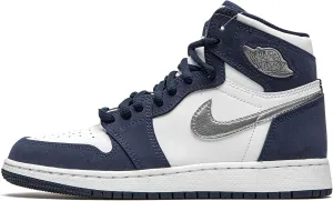 Jordan Air 1 Retro High Co.Jp Gs Midnight Navy Youth 575441 141 - Size