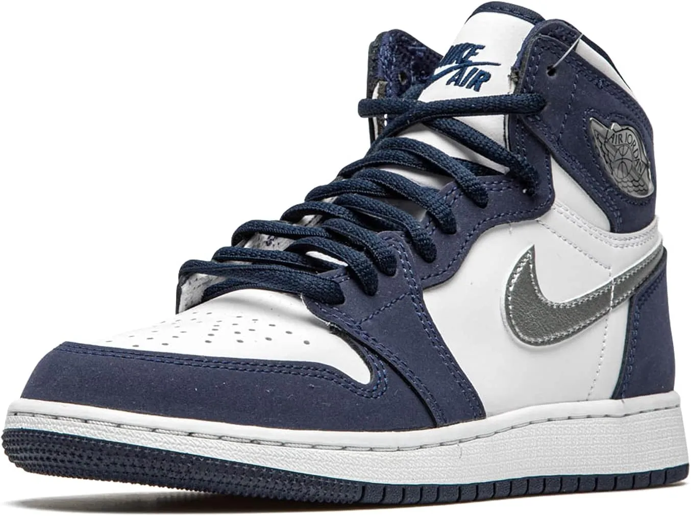 Jordan Air 1 Retro High Co.Jp Gs Midnight Navy Youth 575441 141 - Size
