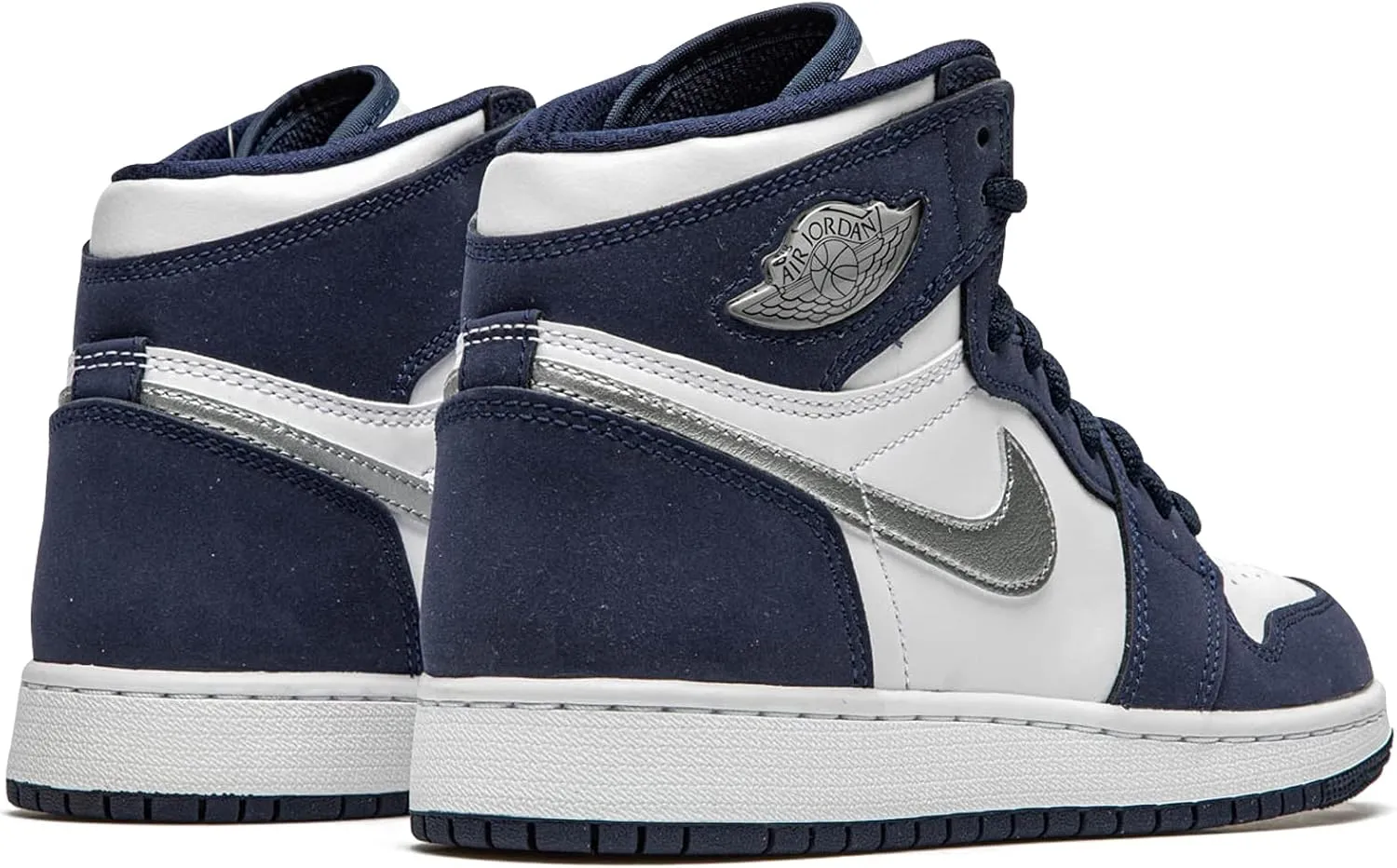 Jordan Air 1 Retro High Co.Jp Gs Midnight Navy Youth 575441 141 - Size