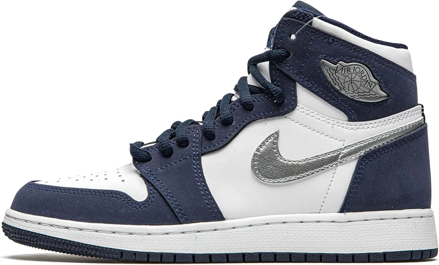 Jordan Air 1 Retro High Co.Jp Gs Midnight Navy Youth 575441 141 - Size