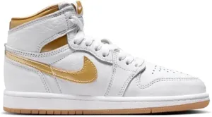 Jordan Little Kid's 1 Retro High OG White/Metallic Gold (FD2597 107) - 1