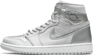 Jordan Mens Air 1 Retro High CO.JP DC1788 029 Metallic Silver - Size 8.5
