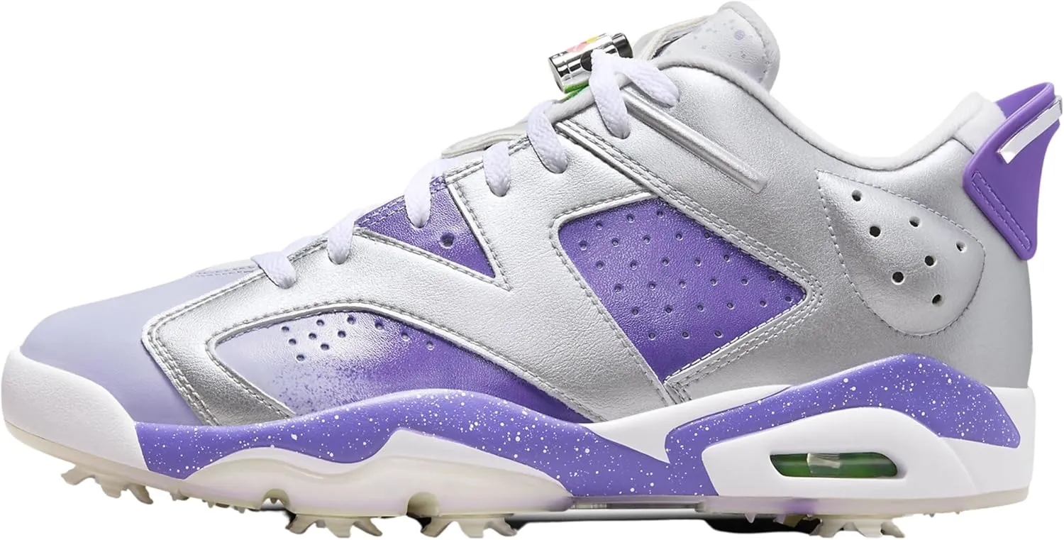 Jordan Retro 6 G NRG Men's Golf Shoes Adult FD0205-055 (Metallic), Size 7