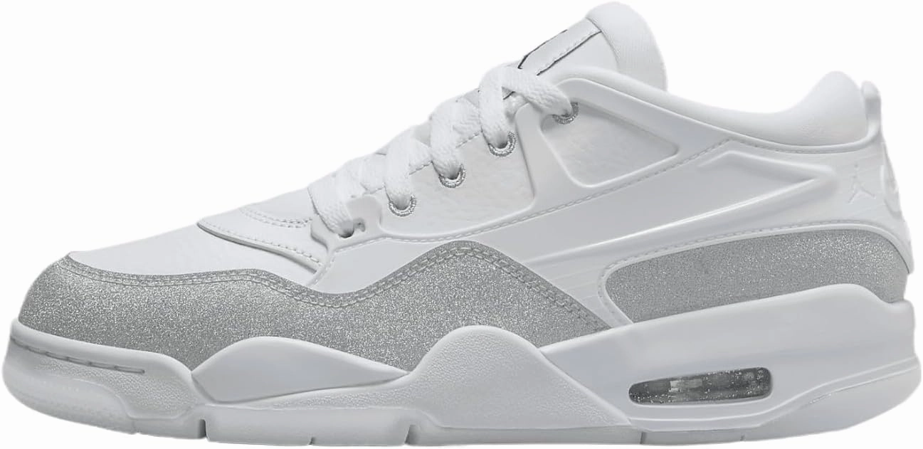 Jordan Air 4RM Women's Shoes (HQ3441-111, White/White/Metallic Silver/White)