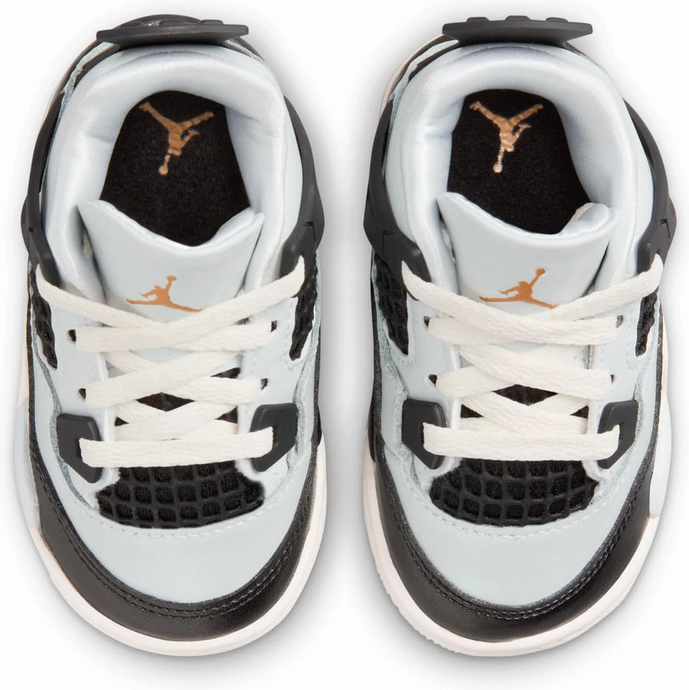 Jordan Toddler's 4 Retro Pure Platinum/Metallic Gold (FZ8584 070)