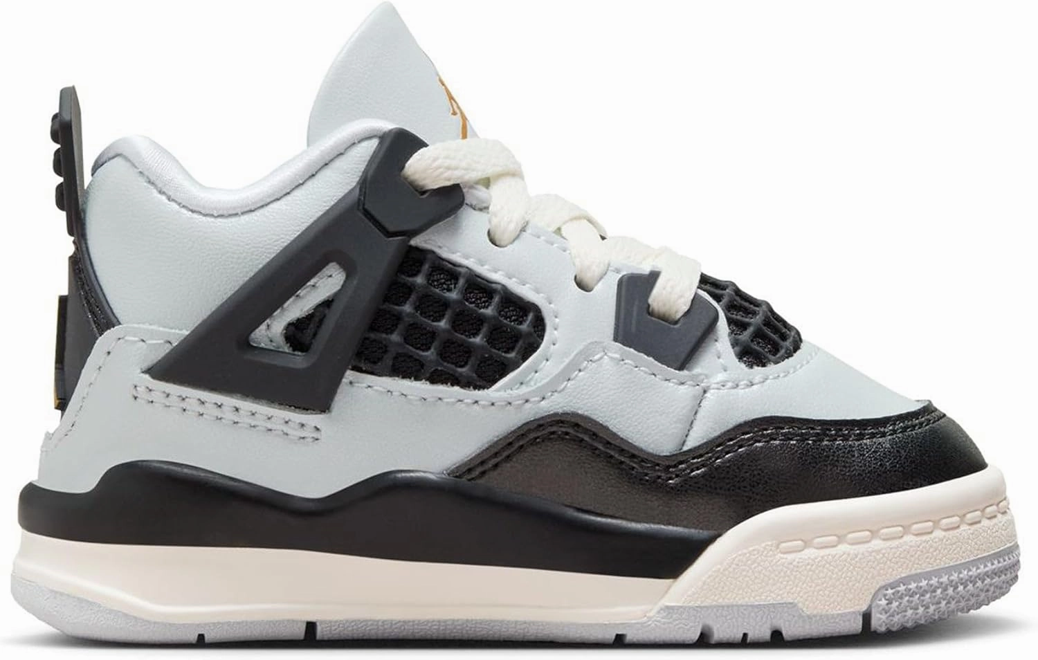 Jordan Toddler's 4 Retro Pure Platinum/Metallic Gold (FZ8584 070)