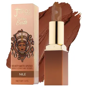 Juvia's Place Nubian Earth Matte Lipstick Nile - Hydrating, Long-lasting, Richly Pigmented Lip Makeup, Creamy Lipstick with Matte Finish, Beauty & Lip Care Product