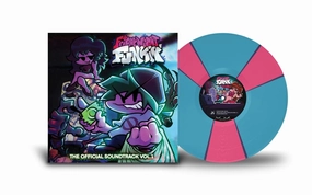 Kawai Sprite Friday Night Funkin’ Soundtrack Vol. 1 Royal Blue and Hot Pink spinner Senpai