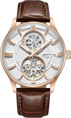 Kenneth Cole New York Luxury Watch for Men, Automatic Movement, Water Resistant, Sophisticated & Sleek Design