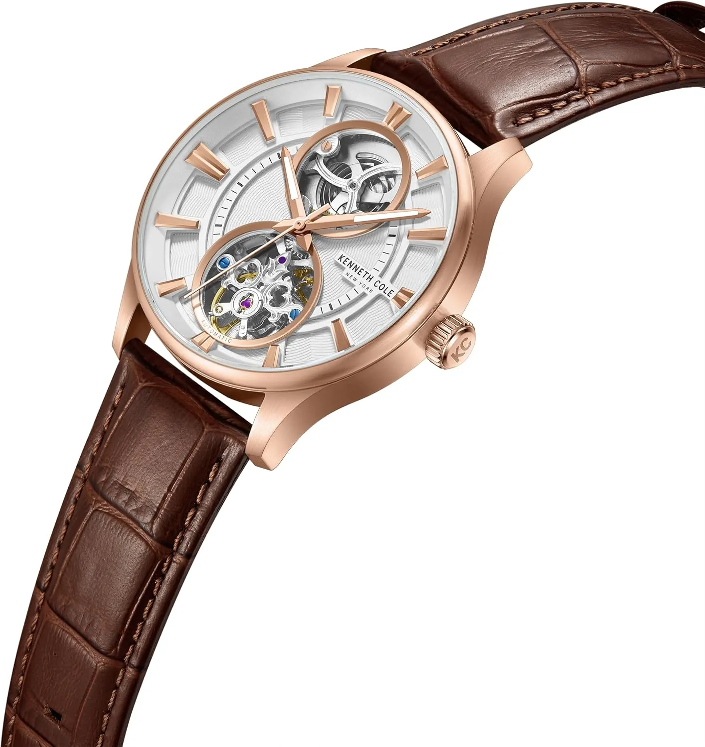 Kenneth Cole New York Luxury Watch for Men, Automatic Movement, Water Resistant, Sophisticated & Sleek Design