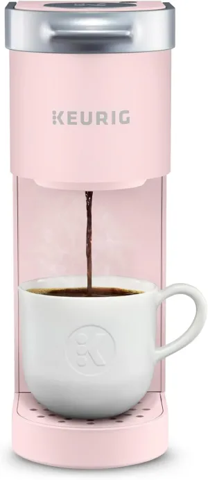 Keurig K-Mini Single Serve K-Cup Pod Coffee Maker, 6 to 12oz Brew size, with Cord Storage, Perfect for Small Spaces, Dusty Rose