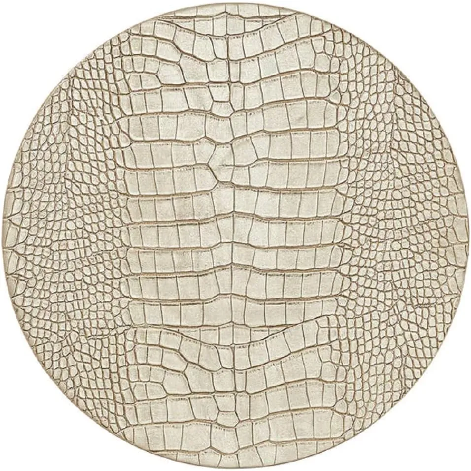 Kim Seybert Croco Placemat in Gold, Set of 4