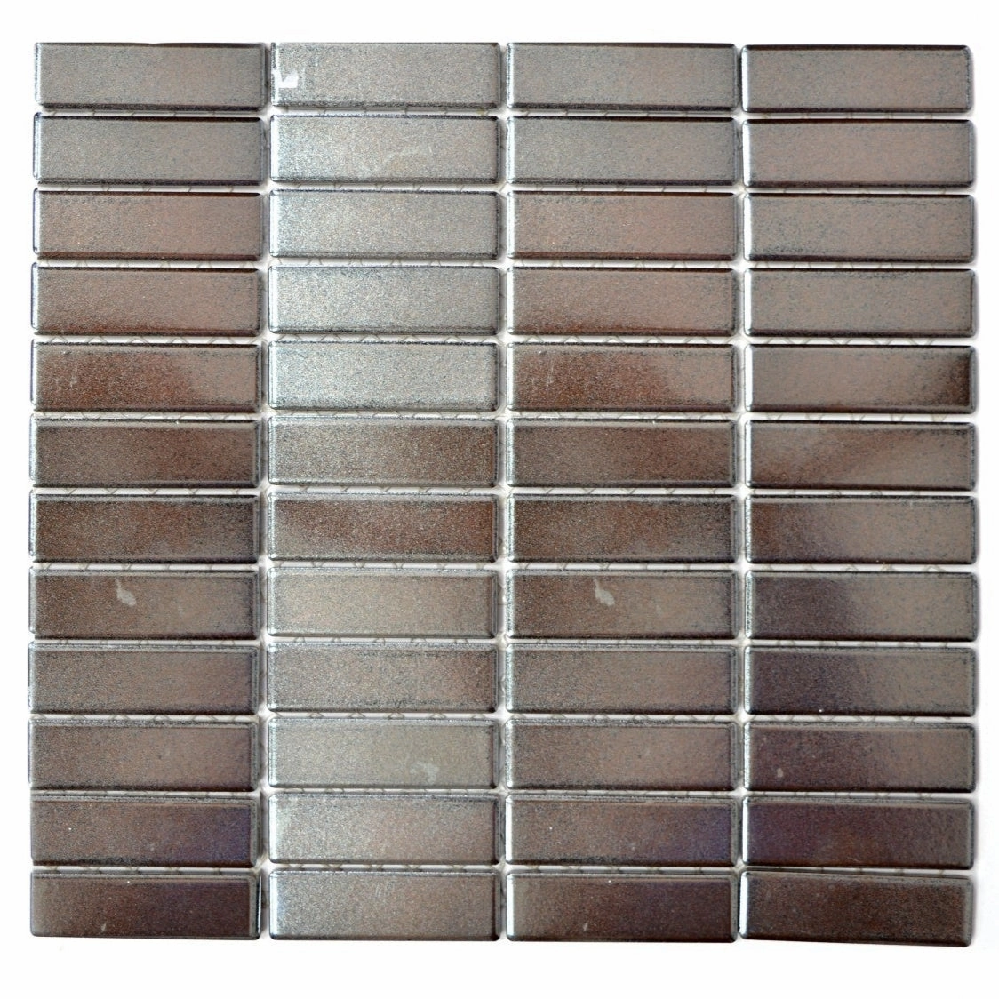 Kit Kat  |  Silver Metallic Mosaic Tile