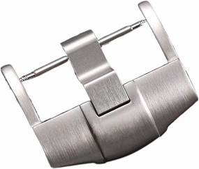 KLVN Merjust 24mm Silver Black Rose Gold Brushed Matte Stainless Steel Pin Buckle Clasp For Ap Royal Oak Watch With Word