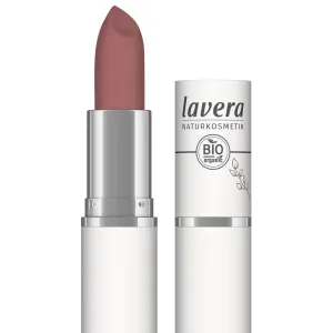 lavera Velvet Matt Lipstick - Tea Rose 03 - natural cosmetics - Comfortable wear, no drying out the lips - Gluten free - Longlasting - Organic blossom butter & Organic sunflower oil - 4,5g