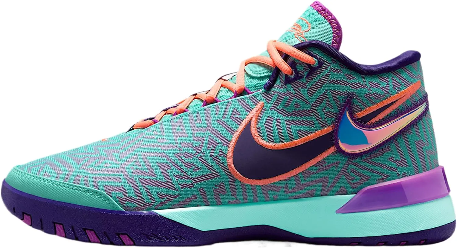 Lebron NXXT Gen AMPD Basketball Shoes (FJ1566-101, Light Orewood Brown/Washed Teal/Metallic Gold)