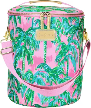 Lilly Pulitzer Insulated Soft Beach Cooler with Adjustable/Removable Strap and Double Zipper Close