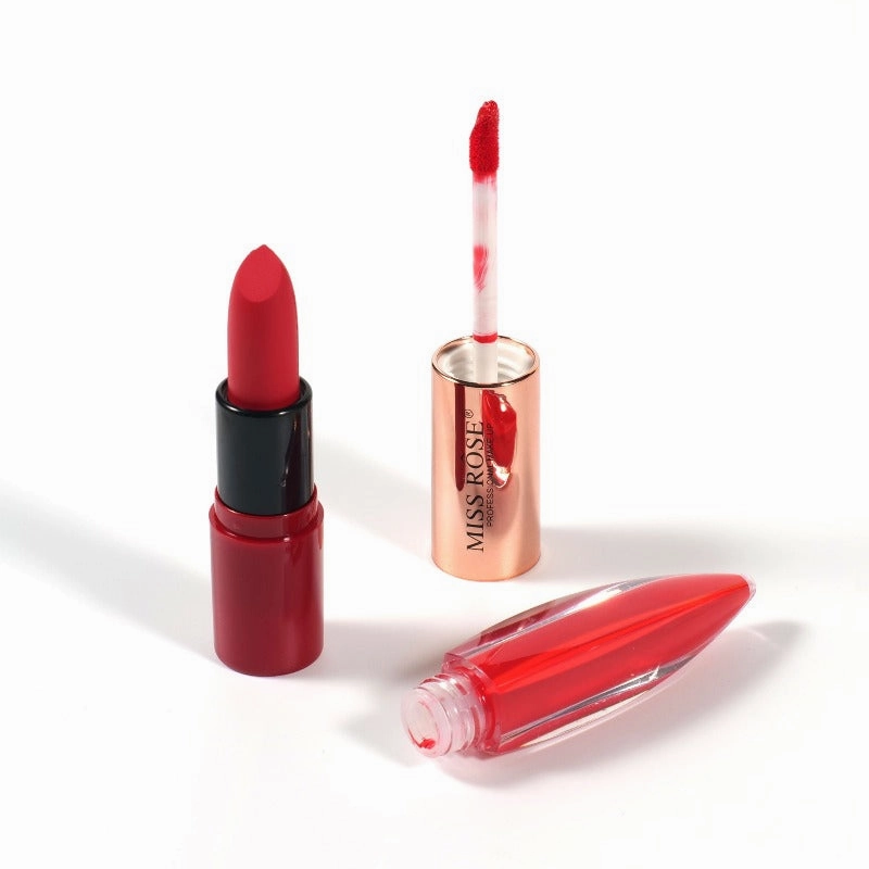 Lipstick Dual-Ended & Gloss Sleek and smooth Lip Missrose Money-saving Matte