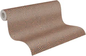 Livingwalls Daniel Hechter 7 781532 Non-Woven Wallpaper Modern 10.05 m x 0.53 m Black Gold Metallic Wallpaper Graphic