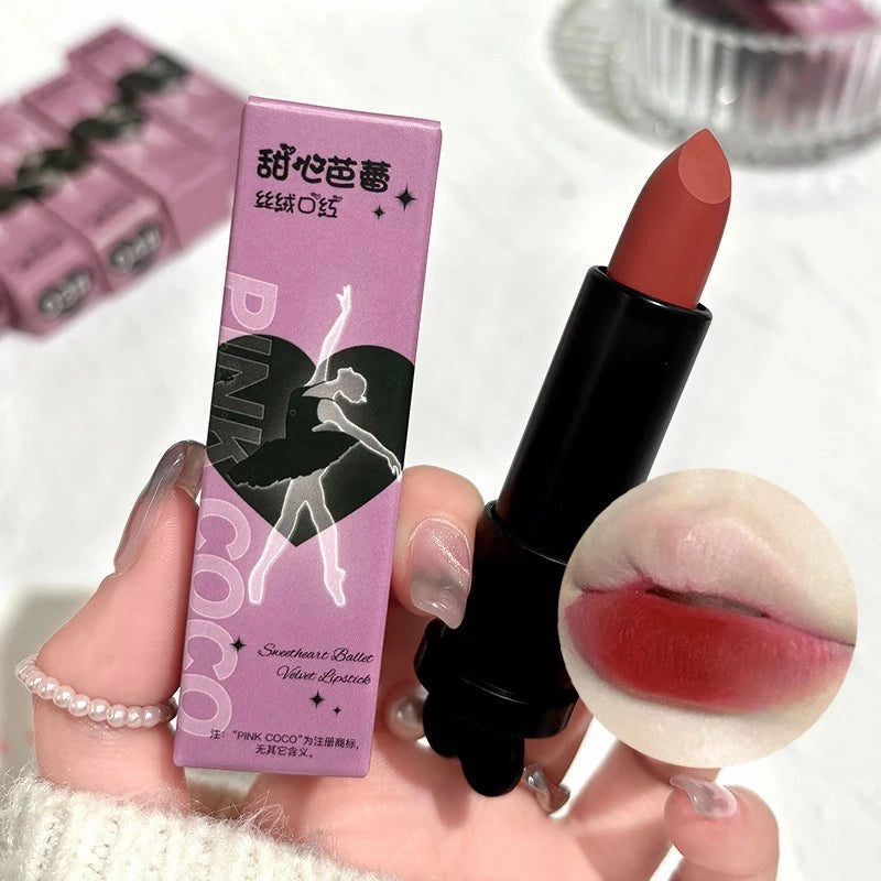 Long Lasting Velvet Matte Purple Lipstick Set