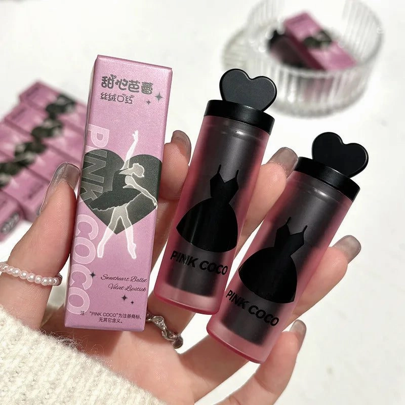 Long Lasting Velvet Matte Purple Lipstick Set