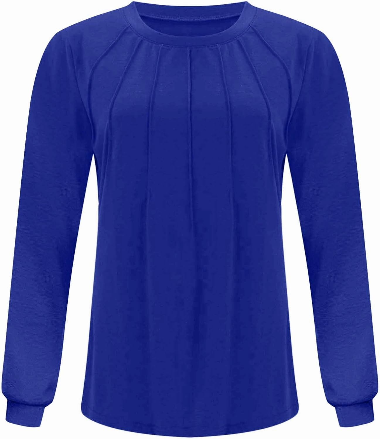 Long Sleeve Shirts for Women Tunic Tops for Women Loose Fit Dressy Crew Neck Pullover Basic Y2K Blouse