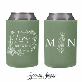 Love is Brewing - Wedding Can Cooler #62R