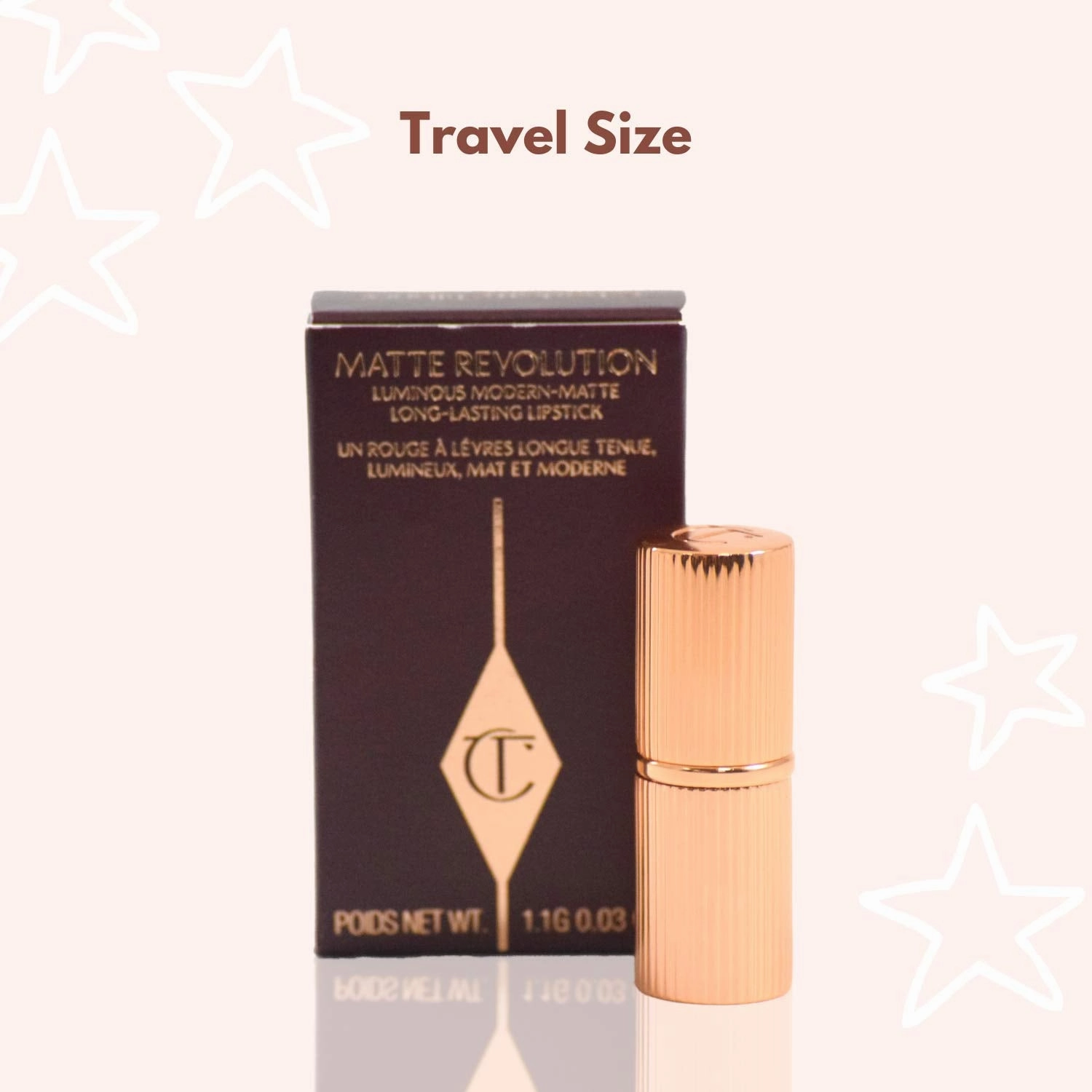 Luminous Long-Lasting - Mini Excellent Secure Lipstick Modern-Matte Travel Revolution Charm Talk Medium Matte 2 Size Pillow
