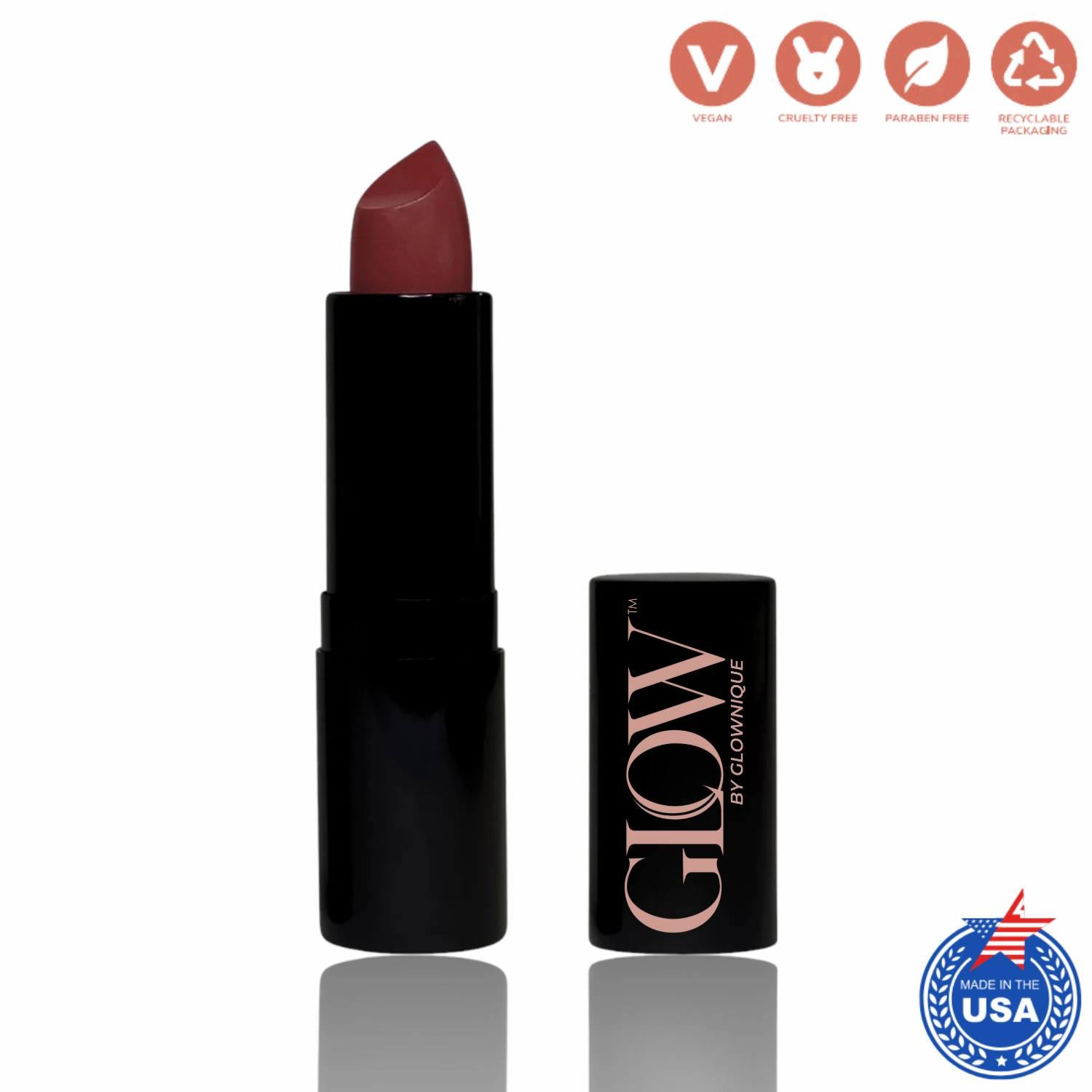 Luxury Matte Lipstick - Grace (3.4g) | GLOWNIQUE