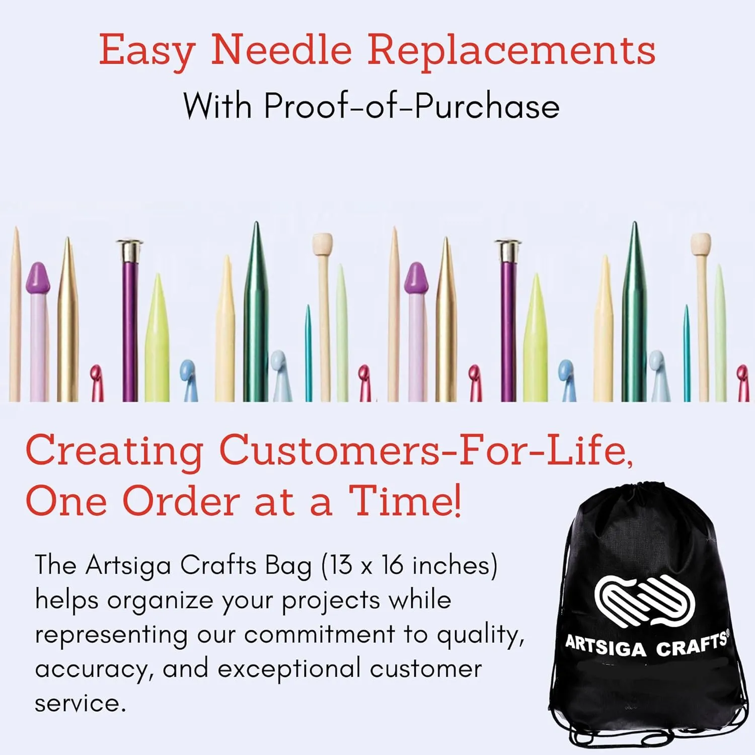 Lykke Blush 6-Inch (15cm) Crochet Hook Set Birchwood US Sizes E-4, F-5, G-6, 7, H-8, I-9, J-10, K-10.5, L-11, & M-13 Includes Fuchsia Vegan Suede Case with Project Bag