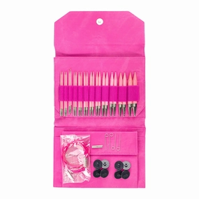 Lykke Interchangeable 5" Knitting Needle Set of 12 | Blush