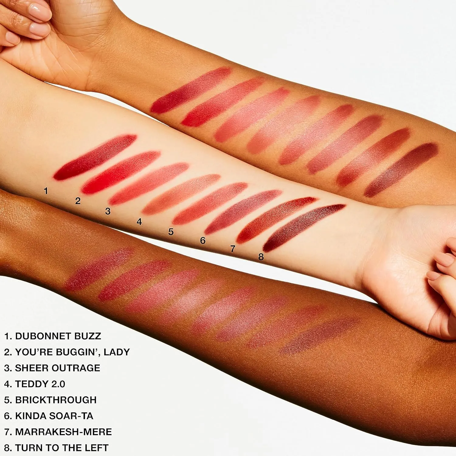 M.A.C. Powder Kiss Lipstick - 930 Brickthrough (Warm dusty rose), 0.1 Ounce