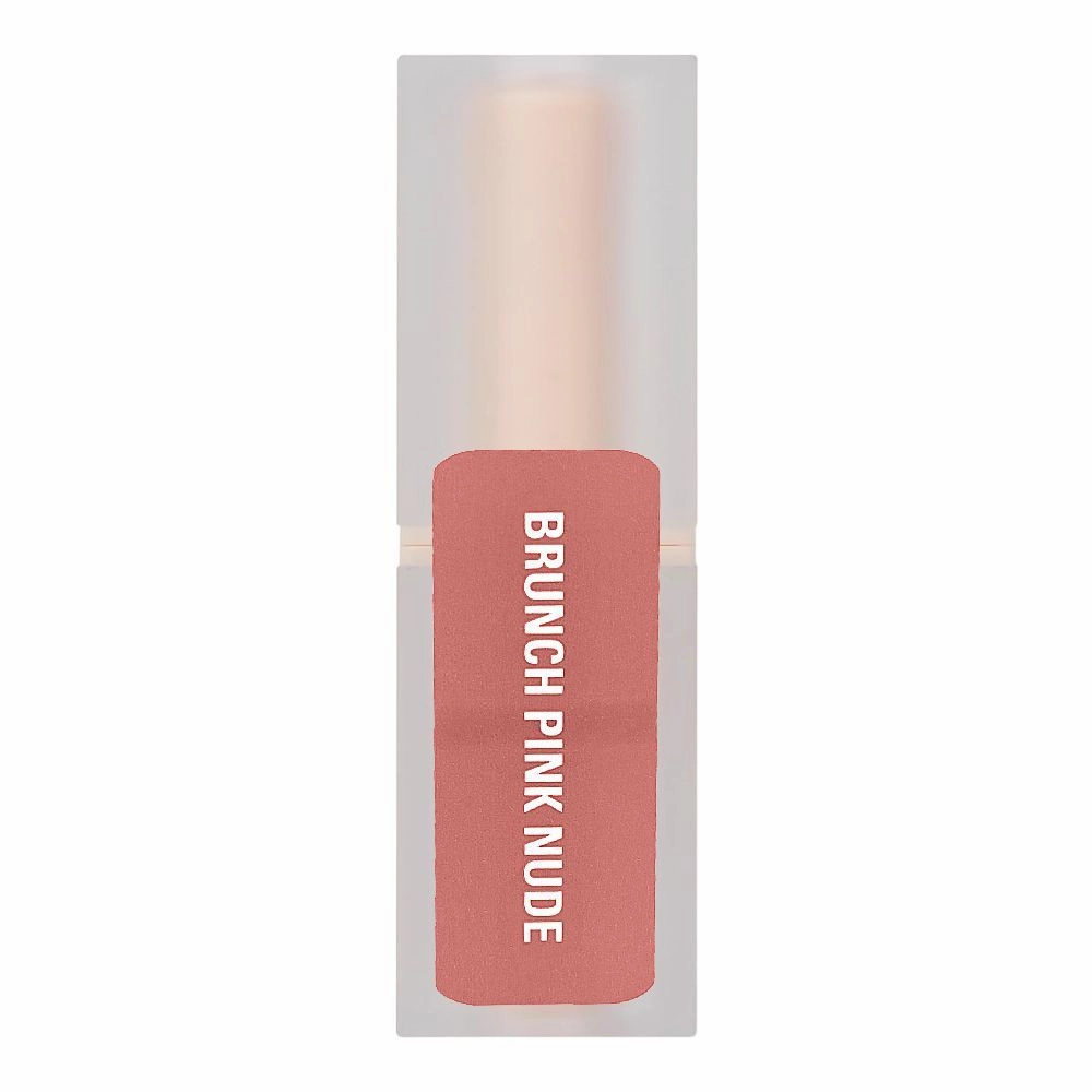 Makeup Revolution Lip Allure Satin Lipstick, 3.2g, Brunch Pink Nude