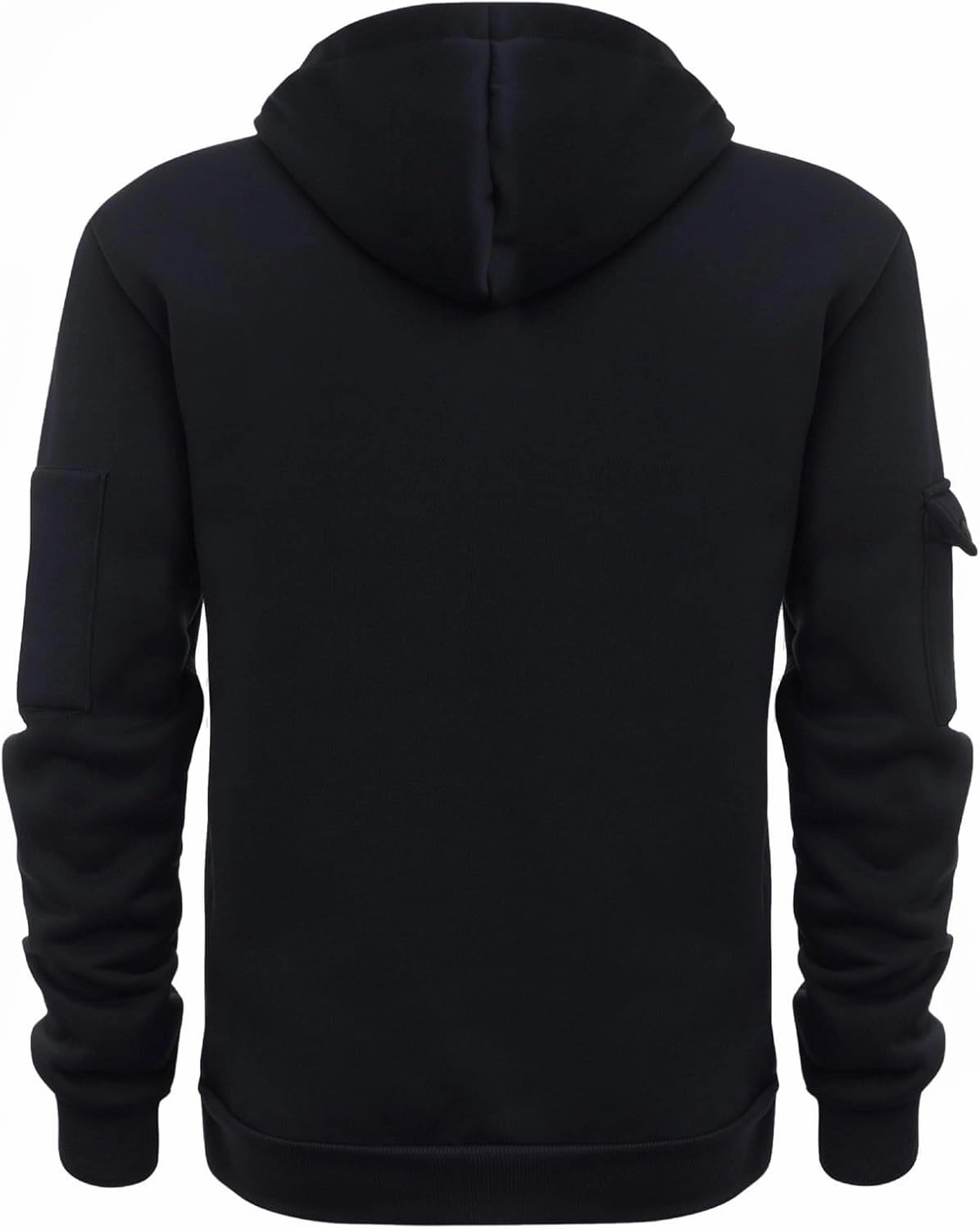 Mens Vintage American Flag Hoodie Active Workout Long Sleeve Pullover Quarter Zip USA Hoodies Tactical Sweatshirts