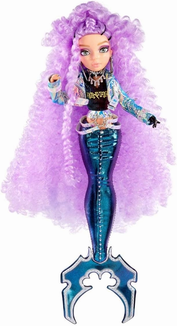 MERMAZE MERMAIDZ Color Change Riviera Mermaid Fashion Doll with Designer Outfit & Accessories, Stylish Hair & Sculpted Tail, Poseable, Toy Gift Girls Boys Collectors Ages 4 5 6 7 8 to 12 , 580812