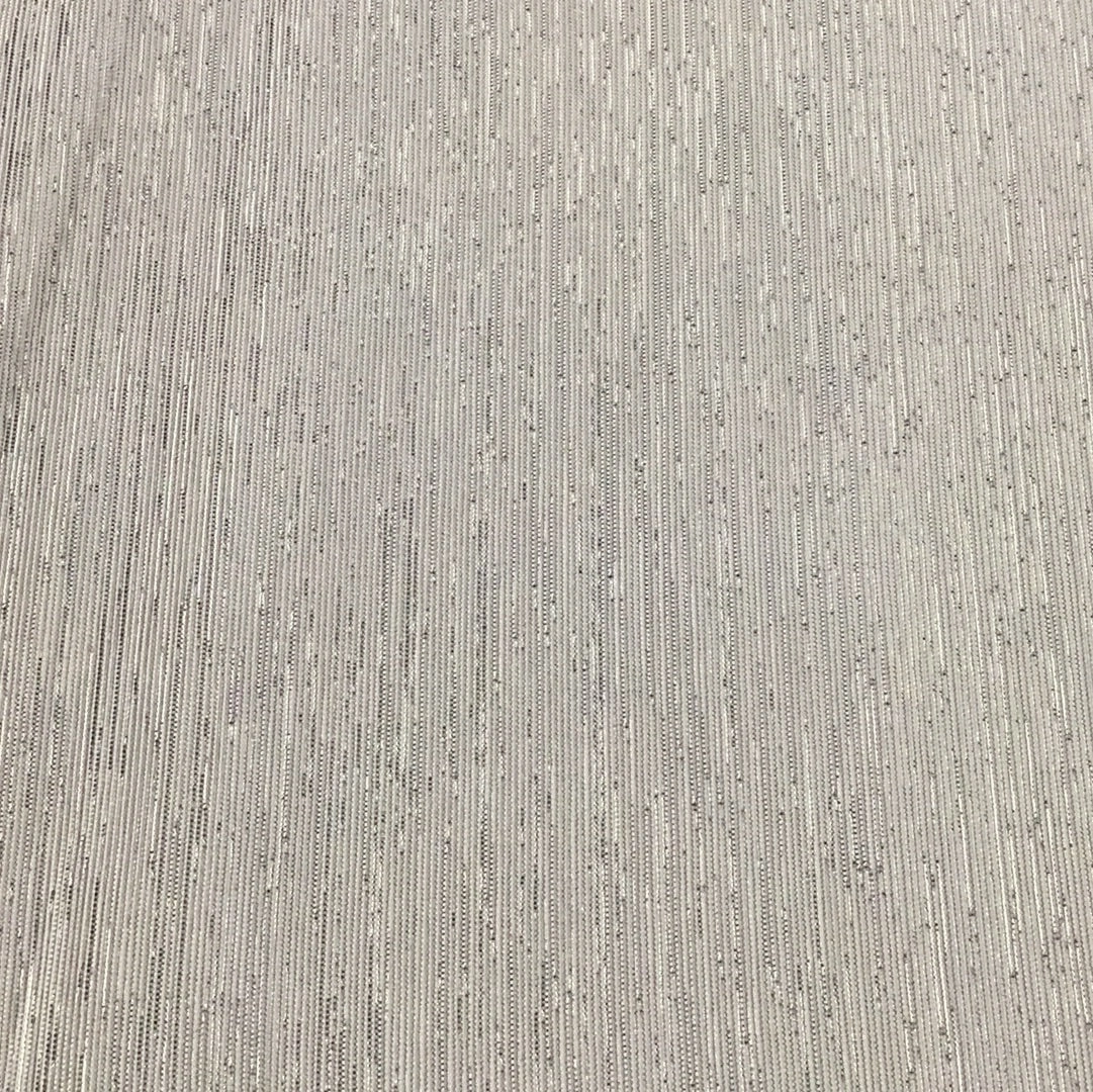 Metallic Dupion - White/Silver
