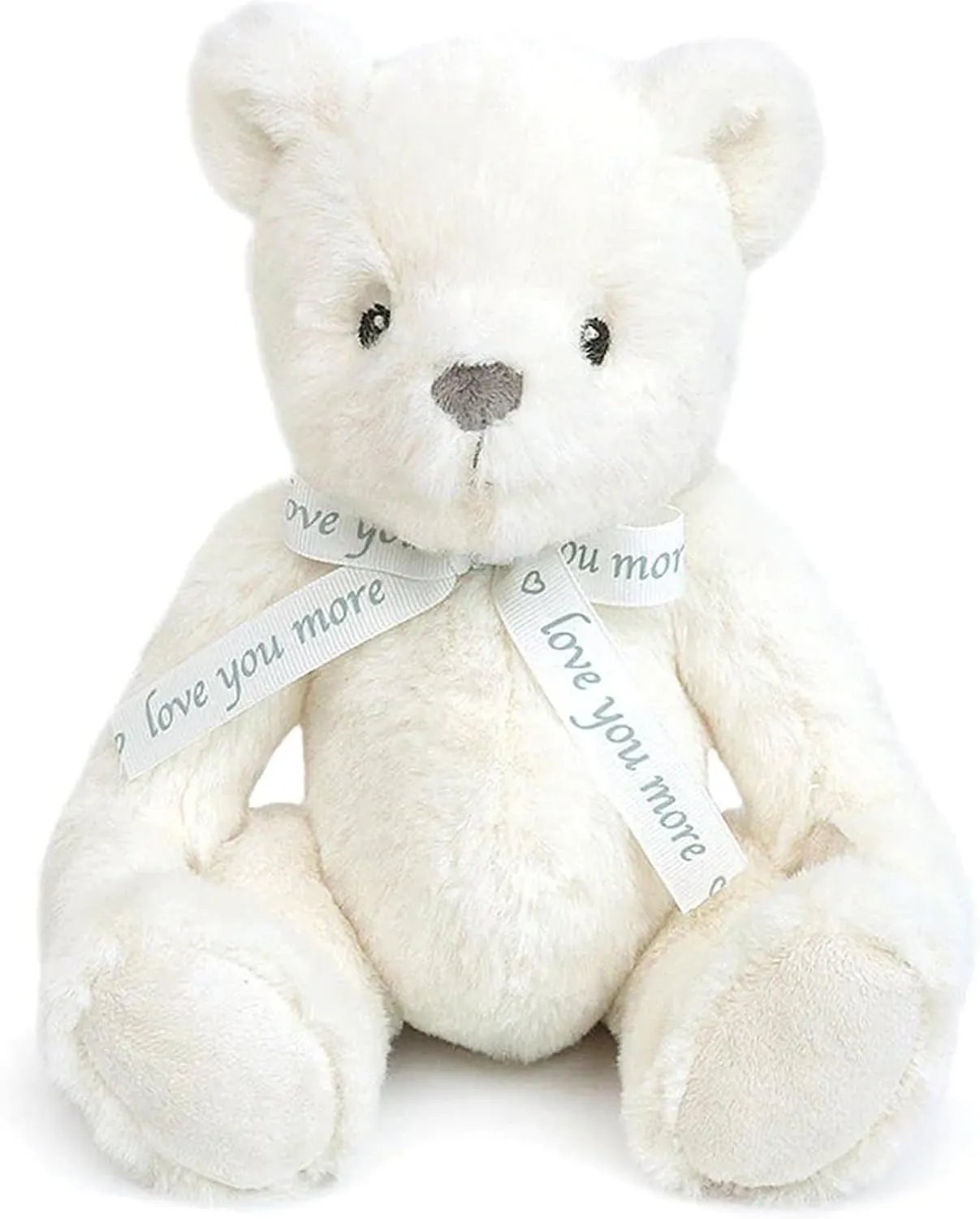 MON AMI ‘Love U’ Cream Teddy Bear Stuffed Animal – 10’’, Teddy Bear Plush for Baby Shower, Cute Plushies for Kids of All Ages