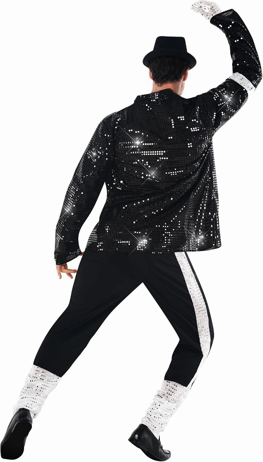 Morph Popstar Costume 80s Men’s Costume 90s Retro Outfit Halloween Dress Up Party Wear